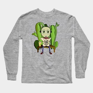 Alien surprised Long Sleeve T-Shirt